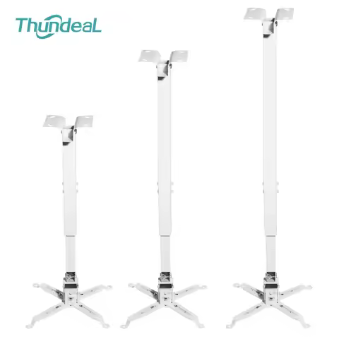 65cm 100cm 120cm Universal Projector Bracket Hanger Adjustable Ceiling Mount Wall Bracket Holder Pro