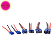 Strongaroetrtomj EC2/EC3/EC5 Male Female Connector Pigtail Cable Silicone Wire RC Lipo Battery SG