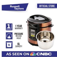 Russell Taylors 6L Electric Pressure Cooker PC-60 stainless steel pot - Multi Cooker Rice Cooker