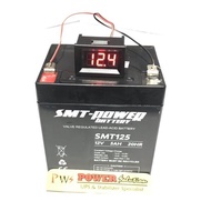 Smt POWER Battery 12V 5AH + Digital Volt Meter