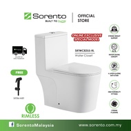 Sorento WC Water Closet One Piece Rimless Design Toilet Bowl SRTWC8355-RL