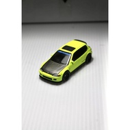 Hotwheels Honda Civic Eg6 Custom Yellow Flourecent Matte