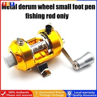 FLY Metal Drum Reel 60-100ft Pen Fishing Rod Ice Fishing Reel, Left/Right Hand Reel