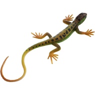 NUOBESTY Patung Cicak Mainan Plastik Cicak Palsu Action Figure Mainan Reptilia untuk Koleksi Alat Pe