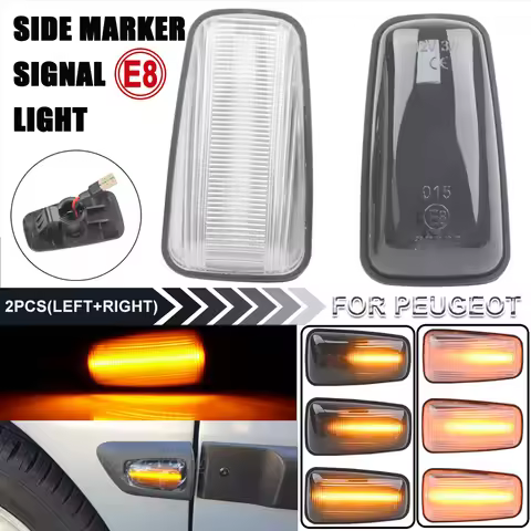 For Peugeot 306 106 406 806 Expert Partner Dynamic Led Turn Signal Side Marker LightFor Citroen Berl