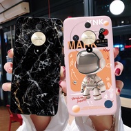 สำหรับ Honor X9a X9b เคส5G น่ารักนักบินอวกาศฝาลายหินอ่อนเคสโทรศัพท์ซิลิโคนนิ่มสำหรับ X9a Honor X9b X