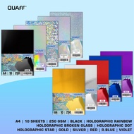 QUAFF 250GSM Mirror Cardstock A4 (10 sheets)