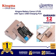 Kingma LP-E6 Battery with Type C for Canon EOS 5D IV 6D II 80D R5 R6