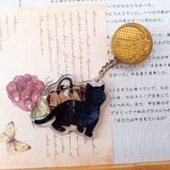 KR422厭世黑貓 Misanthrope Black Cat シニカル黒猫/晶透吊飾