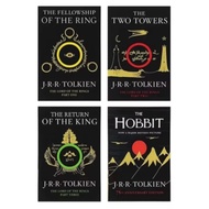 The lord of the ring 4 Books Set The Hobbit Book The fellowship of the ring/ The two towers/ The ret