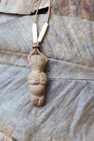 【母親節禮物】大地女神大地之母系列原始陶土項鍊 no2 手捏陶藝