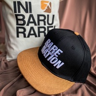 Rare Nation Cap Premium Embroidery 3D Logo Suede Snapback Suede Style
