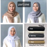 Tudung Bawal Cotton Bidang 45 / Bawal Cotton / Tudung Bawal / Tudung / Tudung premium cotton