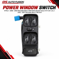 [Ready Stock] Front Right Power Window Main Switch | Mercedes-Benz C180 / C180 Kompressor / C200 | 9