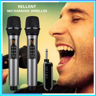 COD Rellent Mikrofon Karaoke Mic Wireless Portable KTV / mik karoke suara jernih wireles tanpa kabel