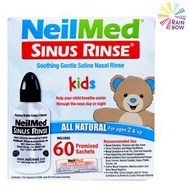 NeilMed - 全天然兒童鼻沖洗入門套裝 [含 60包鹽粉] [2 歲以上] (03002) (平行進口)