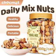 CHOCMET 400g Daily Nuts Snacks Mixed Nuts in Jar Healthy Nut Mix High Protein