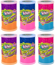 JA-RU Flip & Flarp Original Scented Glitter Slime Putty (6 Slime Assorted) Squishy Scented Slime for
