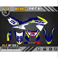 Decal KLX BF KLX OLD KLX S DECAL KX CUSTOME DECAL KLX BF 150L 35