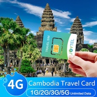 JOYTEL Cambodia Phone Card 4G High Speed Mobile Phone Network Card Optional 5G/10G/20G/50GB Total