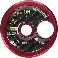 Kijima 208-3088 Cygnus X-FI Key Cylinder Cover, CNC Red, 28S/1YP