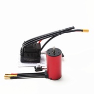 ST【Fast Delivery】【Available Original】Waterproof S-120A 120A 2-4S ESC S3670 3670 2150KV/2650KV/2850KV Brushless Motor สำหรับ Hsp Hpi Traxxas 1/8 Rc รถ