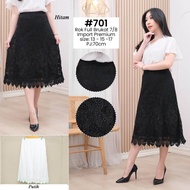 Rok brokat import premium pecah 8