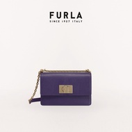 [520 Gift] FURLA FURLA 1927 Ladies Mini Cowhide Commuter Solid Color Chain Messenger Bag