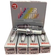 NGK "Double Tip" Iridium Platinum Spark Plug DILFR7K9G (1 Box @ 4 Pcs)