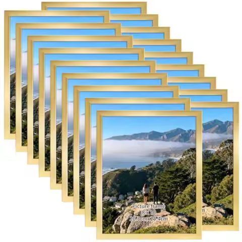 8x10 Picture Frame Set of 18 Lightweight 8 by 10 Frames Bulk for Gallery Wall Photo Hanging and Tabl