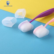 10pcs Plastic Ink Blending Brush Cap Painting Flat Brushes Head Cover Caps AU [Joytownonline888.my]