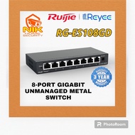 RG-ES108GD 8-PORT GIGABIT UNMANAGED METAL SWITCH