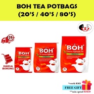 Boh Cameron Highlands Tea Potbags/Boh Tea Teh Uncang/Boh Tea Potbags [20’s / 40’s / 80’s]