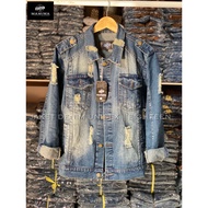 Latest DENIM Jackets, Ripped Printed JEANS, UNISEX Casual Tops For Men, Boys