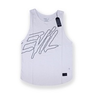 Adult men's lekbong singlet distro GYPSY EVIL WHITE men's tank top t-shirt (PAY ON DELIVERY)