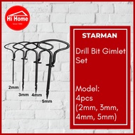 GIMLET SET-STARMAN 4pcs Penebuk Lubang  2,3,4,5MM