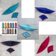 Cheap assembled mini 1m flute kite, can carry the d15 flute - Cho Lon. Store Store Store