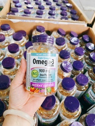 Dầu cá Omega 3 Triple Strength 700/900mg cung cấp 600mg EPA và 300mg DHA Omega 3 Webber Natural