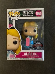 (少量現貨) Alice in the wonderland with bottle limited edition Disney 迪士尼 Disneyland 愛麗絲 愛麗絲夢遊仙境 妙妙貓 Met
