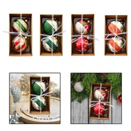 [whfashionkk] 2 Christmas Baubles, Christmas Tree Hanging Baubles, DIY, Lightweight Baubles, Decorat