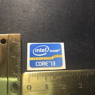 Sticker Sticker Core i3 gen 2/3/4 original