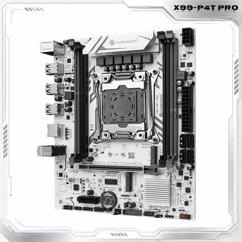 HUANANZHI X99-P4T PRO X99 Motherboard LGA2011-3 Dual Channel DDR3 128GB 2x M.2 NVMe PCIe X16 Gigabit