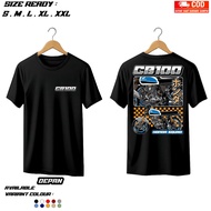 CB100 Motorcycle T-Shirt in Indonesia CB 100 T-Shirt/ CB 100 T-Shirt/ CB 100 Shirt/ CB 100/