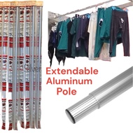 Good Quality Aluminium Extendable Laundry Pole Strong light weight Clothes Drying Bamboo Rod pole