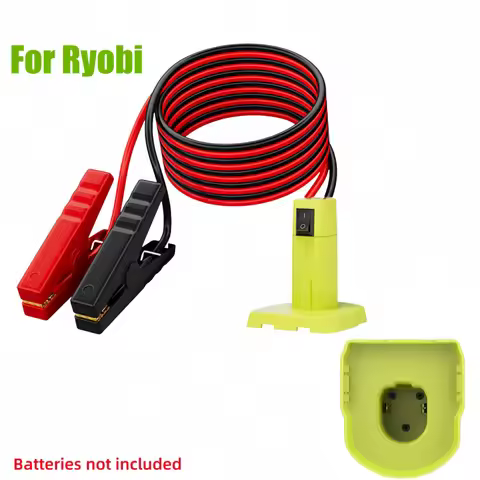 Jumper Cable Auto Accessories for Ryobi 18V Emergency Jump Starter Car Jump Starter Battery Cable P1