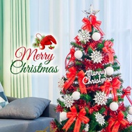 [特價]摩達客 5尺特仕幸福型裝飾綠色聖誕樹(銀白熱情紅系)含全套飾品不含燈