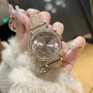 Global Wholesale Hot-selling Fashion Diamond-studded Three-Eyed Six-Hand Quartz All-Match Belt Watch