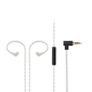 JCALLY JC08S Oxygen-free Copper Silver Plated 5N OFC Wire 8 Core 2Pin MMCX Earphone 3.5mm Upgraded C