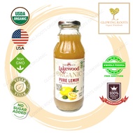 LAKEWOOD Organic Pure Lemon Juice 370ml [Certified Organic]