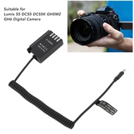 DMW DCC17 DC Coupler Type C DMW BLK22 Dummy Battery Power Adapter for S5 GH5M2 GH6 Digital Camera Su